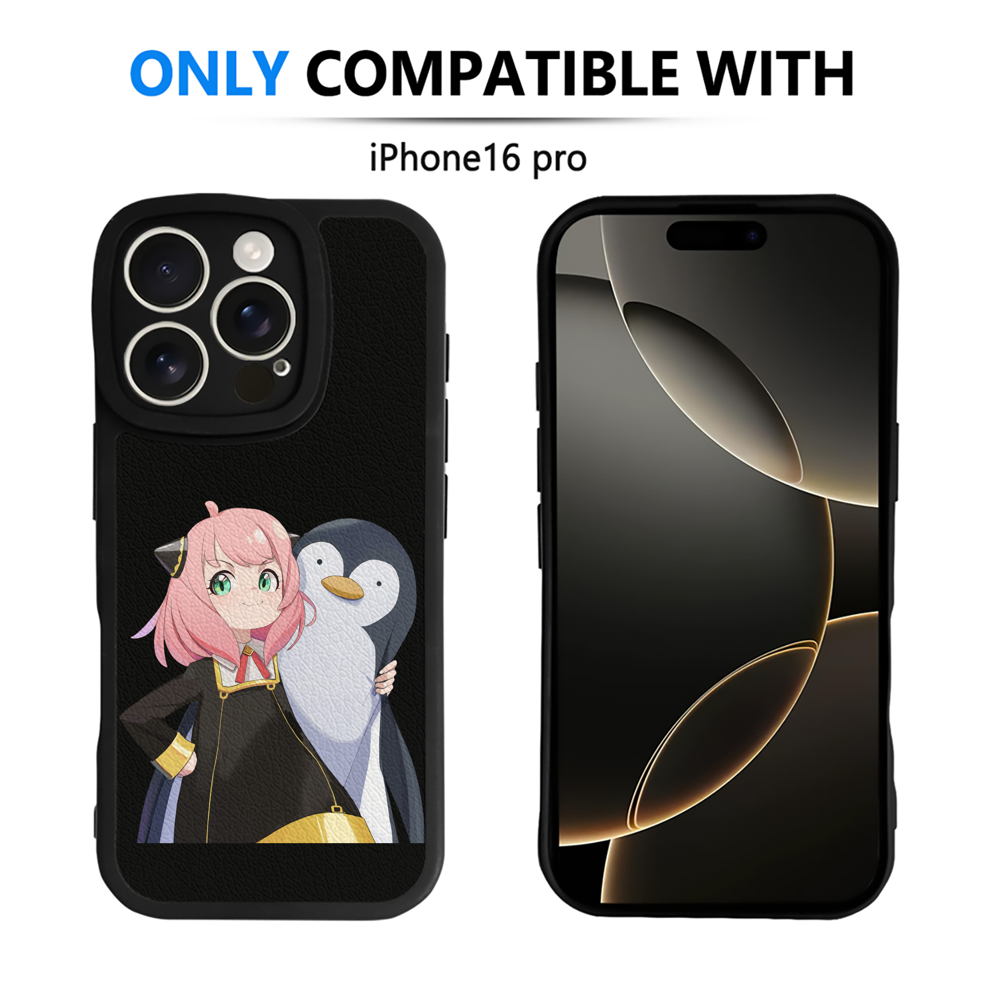 （画像用） SPY×FAMILY间谍家家酒 【iPhone 16シリーズ対応】シリコンスマホケース（レザー調） 材質：シリコン